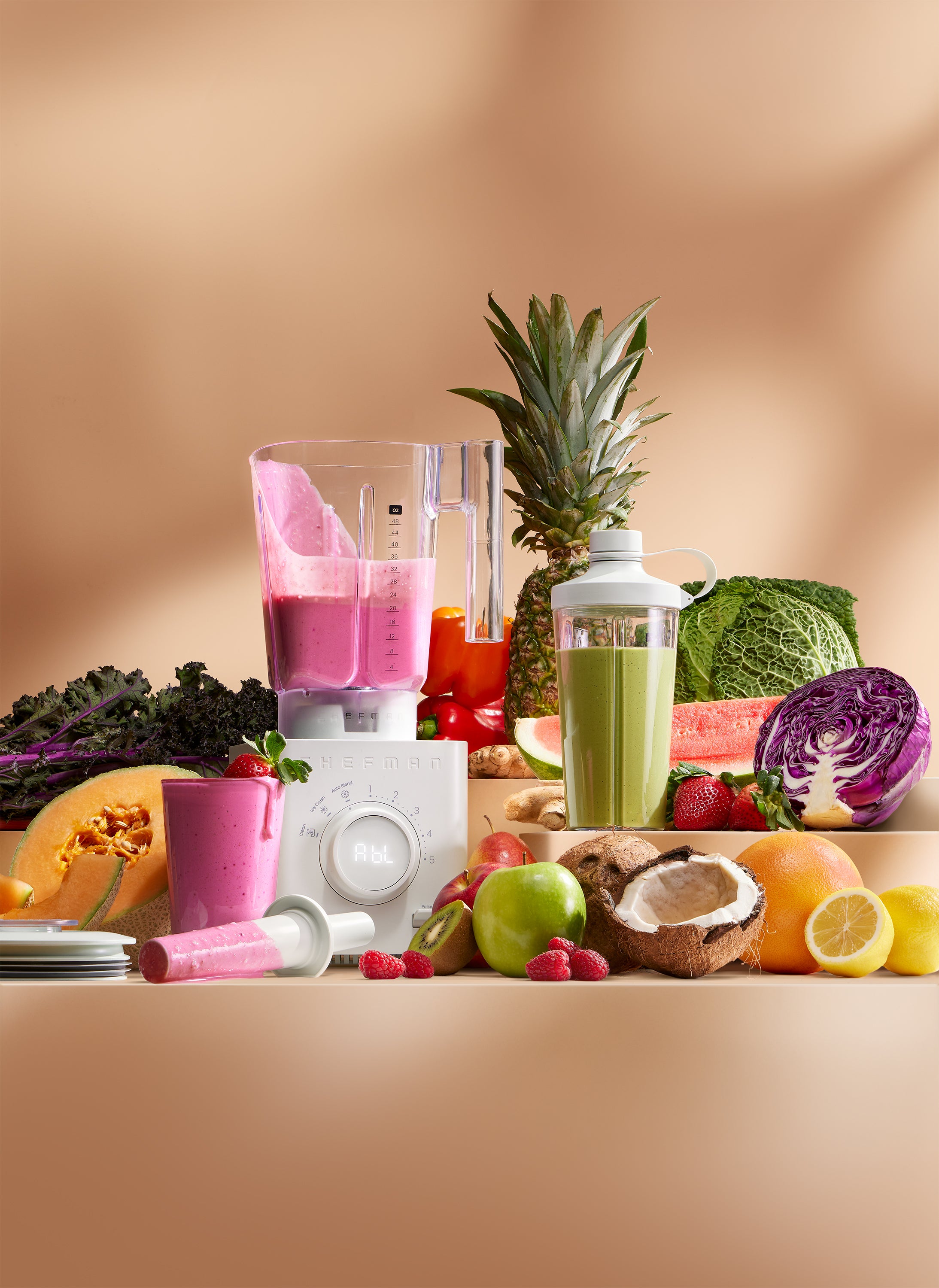 Obliterator 48oz Power Blender + Travel Jar - Concrete