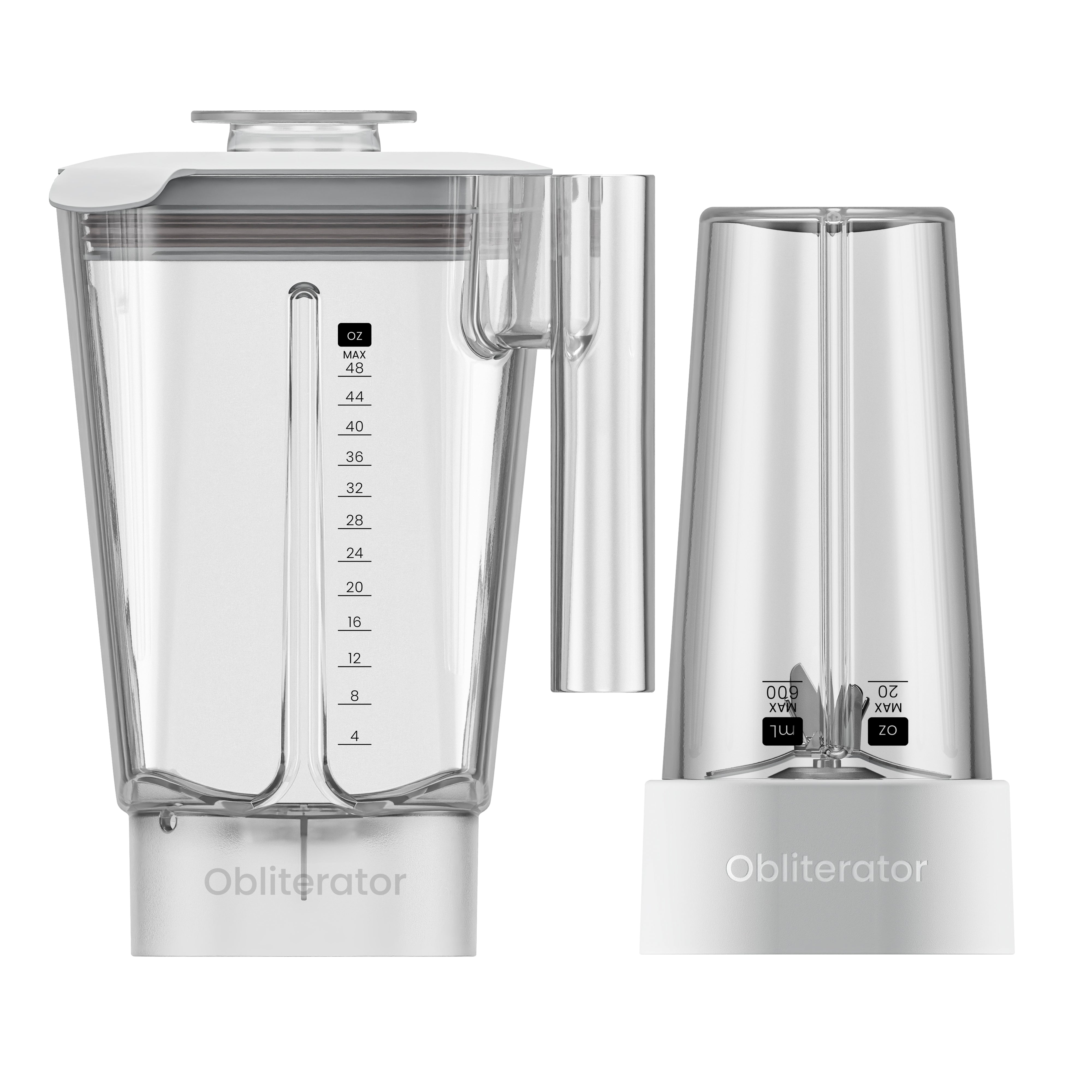 Obliterator 48oz Power Blender + Travel Jar - Concrete