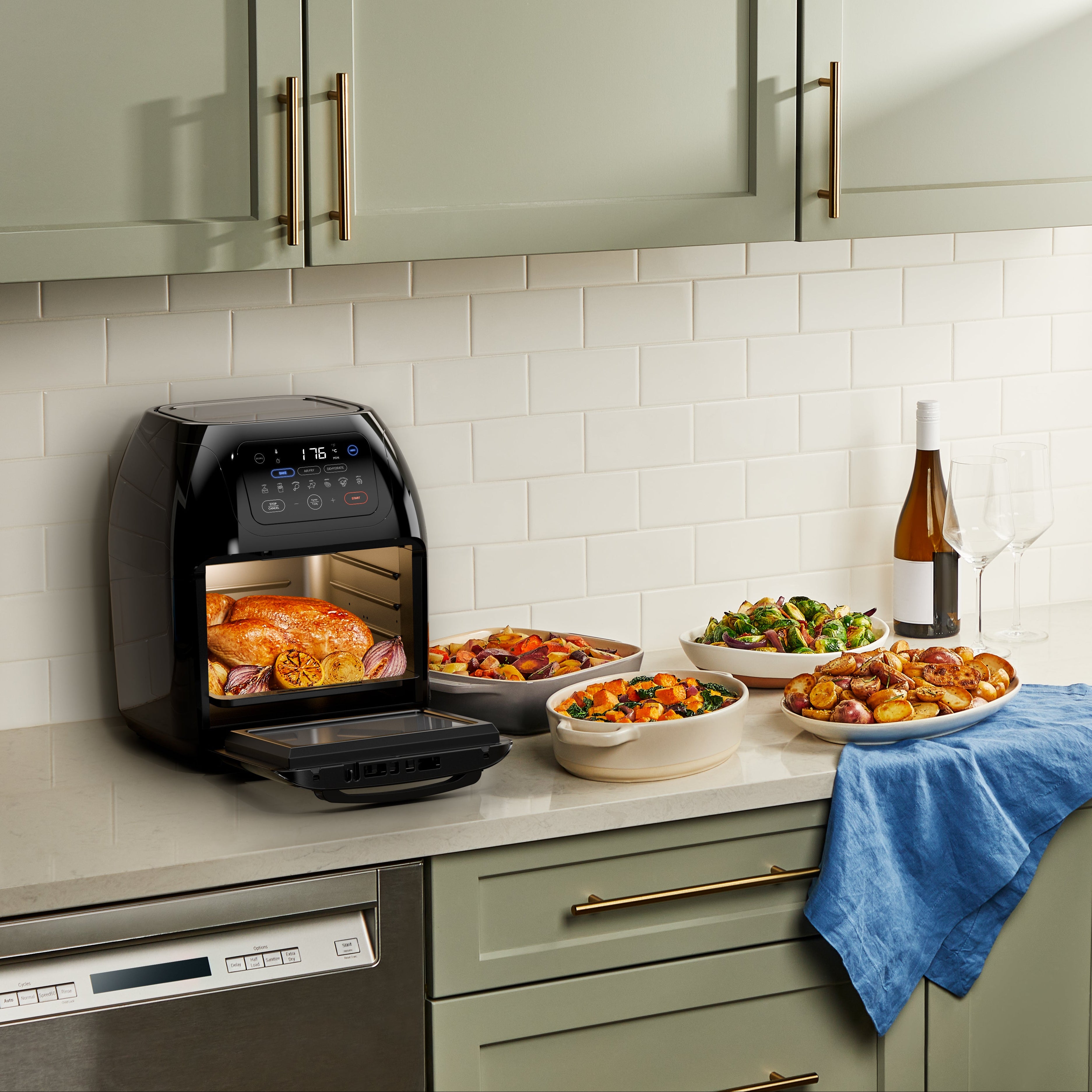 Multifunctional Digital Air Fryer - 10 Quart