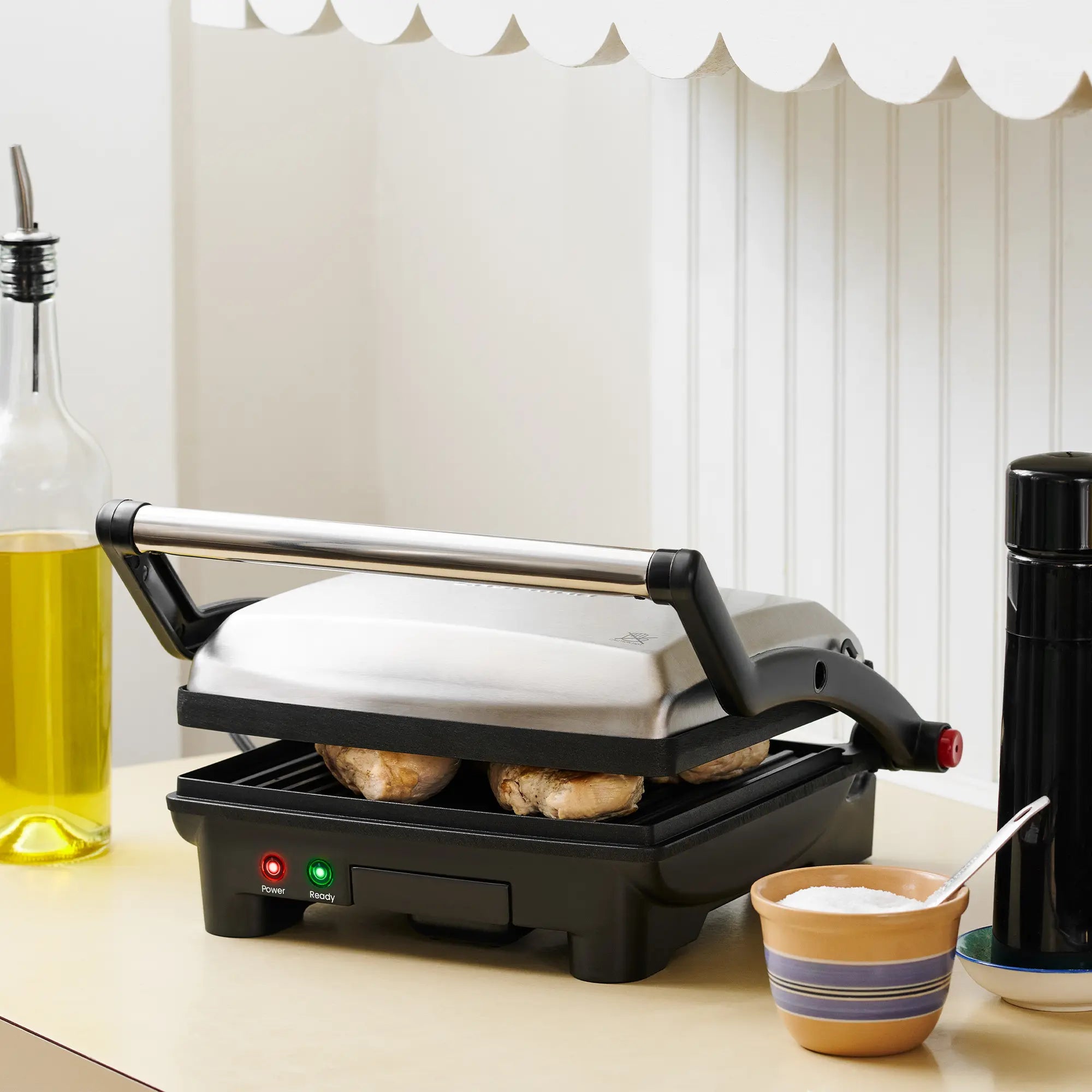 Multifunctional 180° Grill + Panini Press (4-Slice)