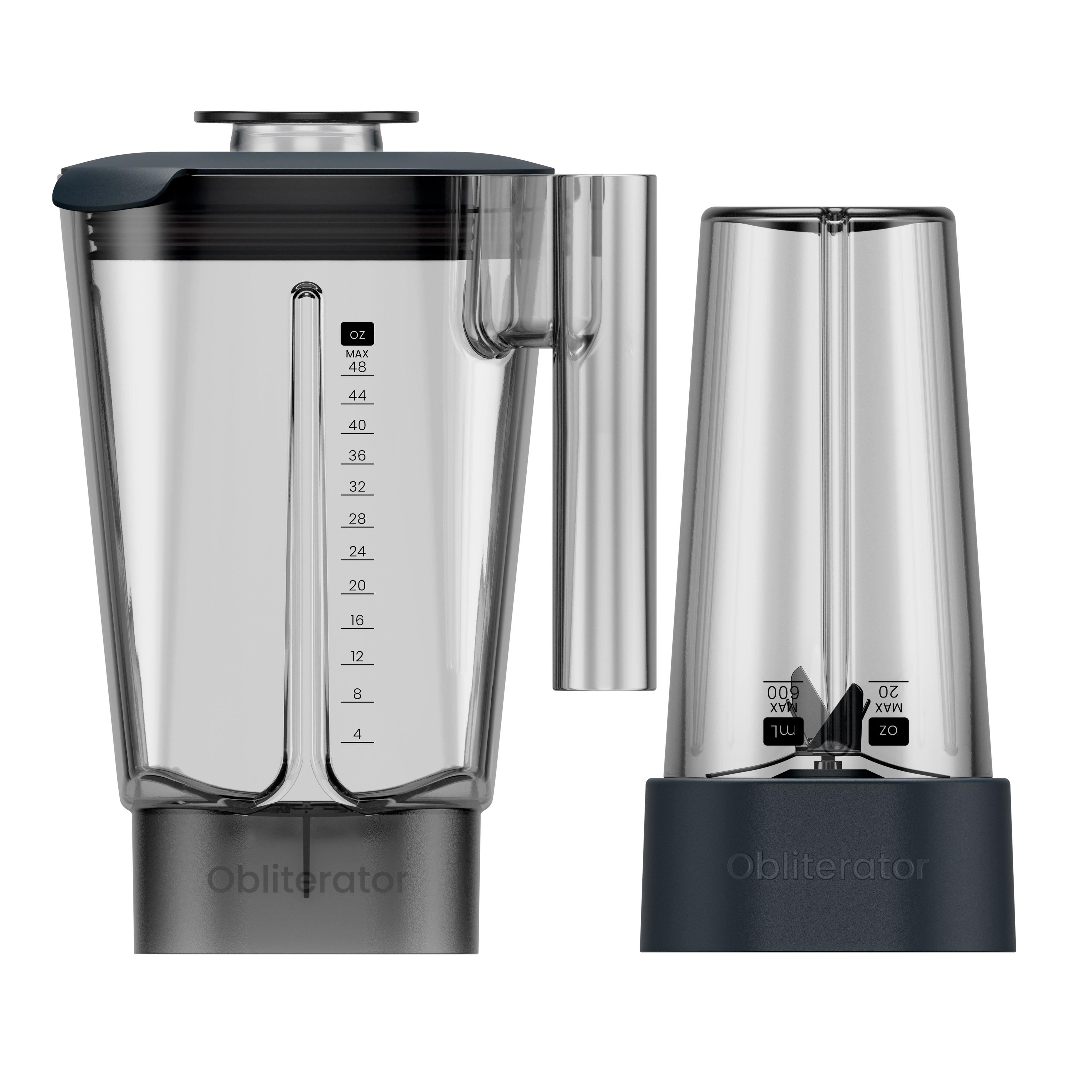 Obliterator 48oz Power Blender + Travel Jar - Midnight