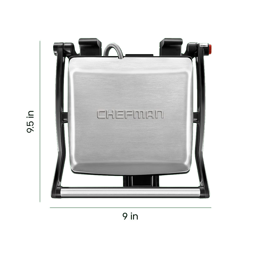 Multifunctional 180° Grill + Panini Press (4-Slice)