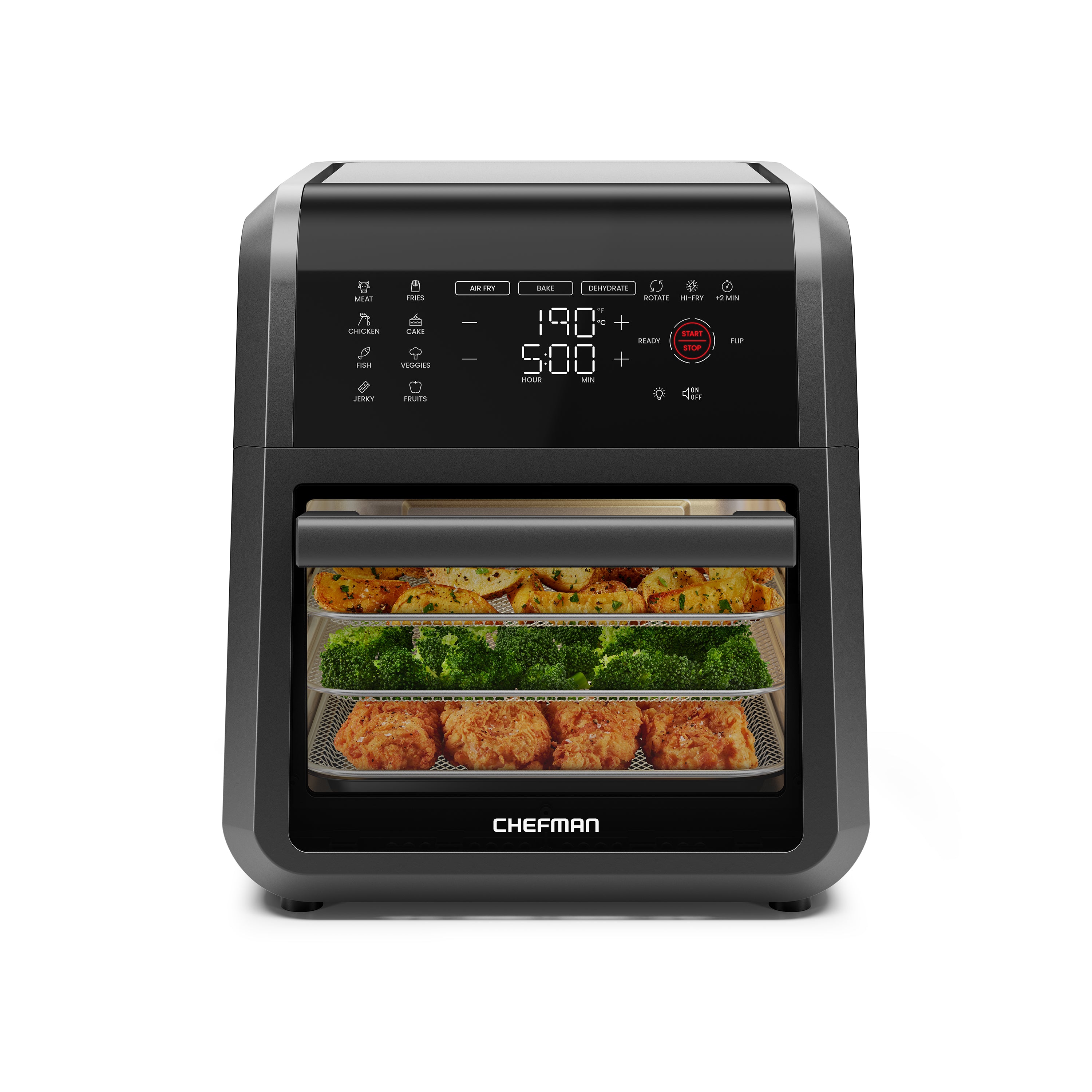 6-in-1 Multifunctional Air Fryer Oven - 12 Quart