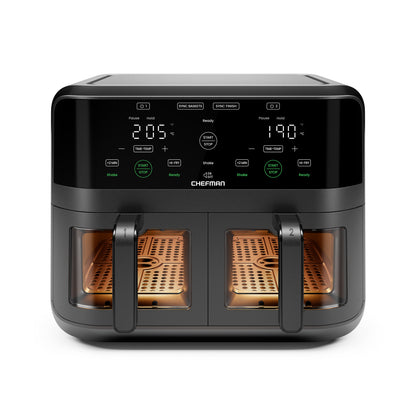 TurboFry® Touch Dual-Basket Air Fryer - 6 Qt