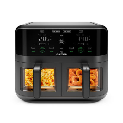 TurboFry® Touch Dual-Basket Air Fryer - 6 Qt