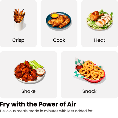 TurboFry® Touch Dual-Basket Air Fryer - 9 Qt