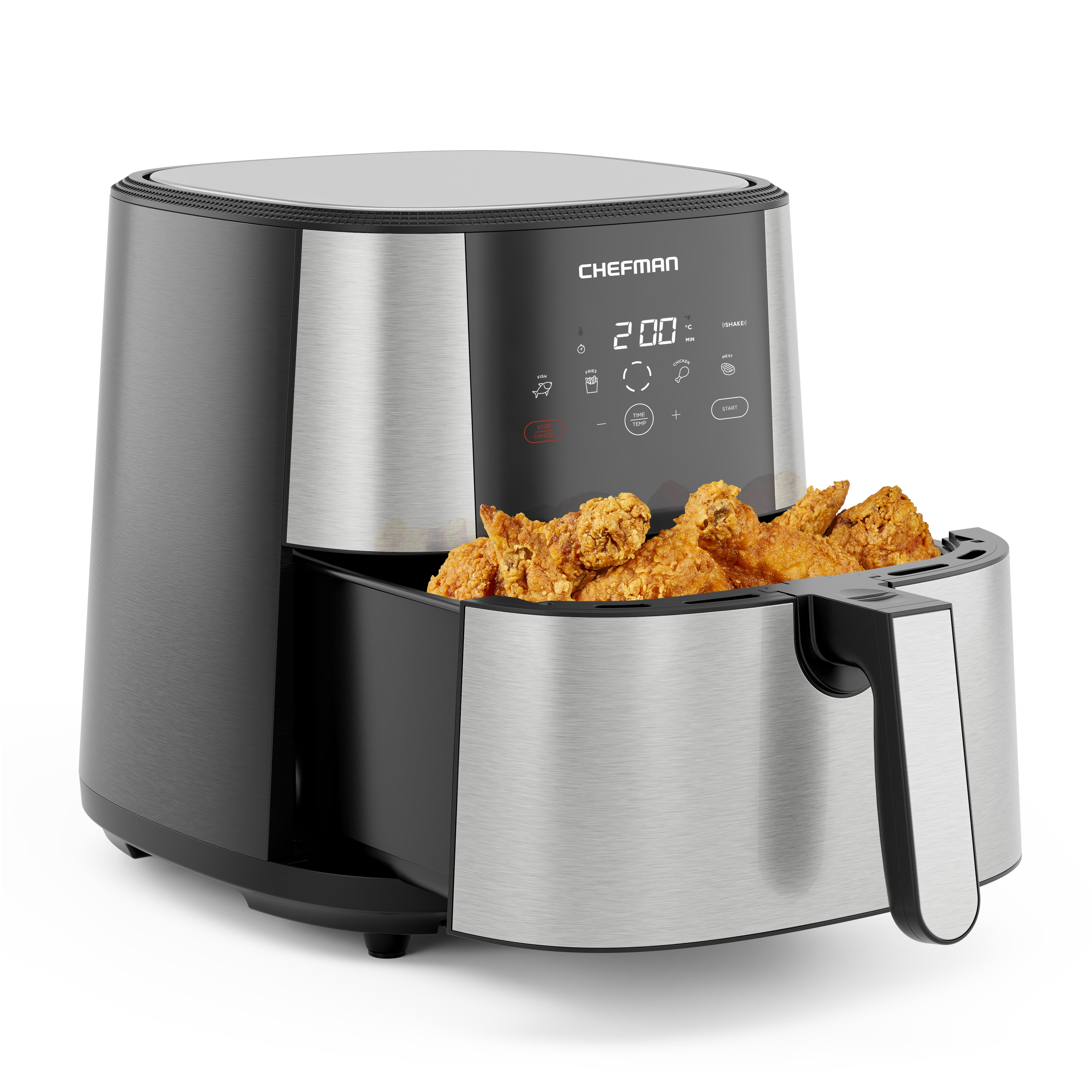 TurboFry® Touch Stainless Air Fryer - 8 Qt