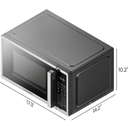 Four à micro-ondes numérique de comptoir en acier inoxydable de 0,7 pi³