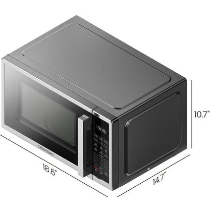 Four à micro-ondes numérique de comptoir en acier inoxydable de 1,1 pi³