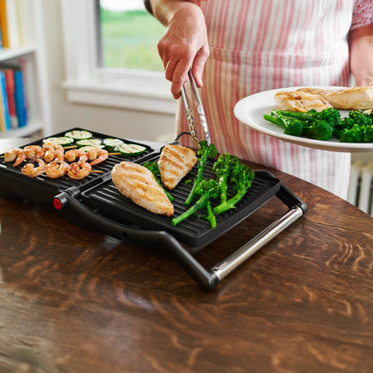 Multifunctional 180° Grill + Panini Press (4-Slice)